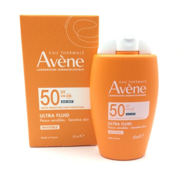 AVENE SOLAIRE Ultra Fluid Invisible SPF50, FL/50 ML, 3282770392654