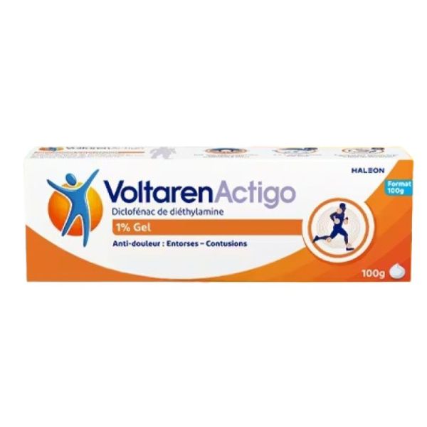 Voltarenactigo 1% , gel - Tube 100 g