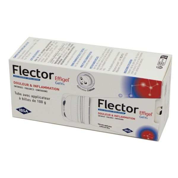 Flector Effigel 1% Gel - Tube avec Applicateur à Billes 100g