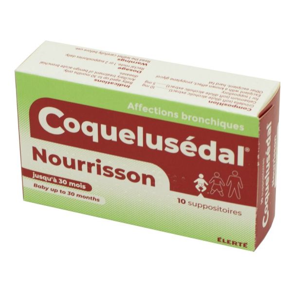 Coquelusédal Nourrisson 10 suppositoires