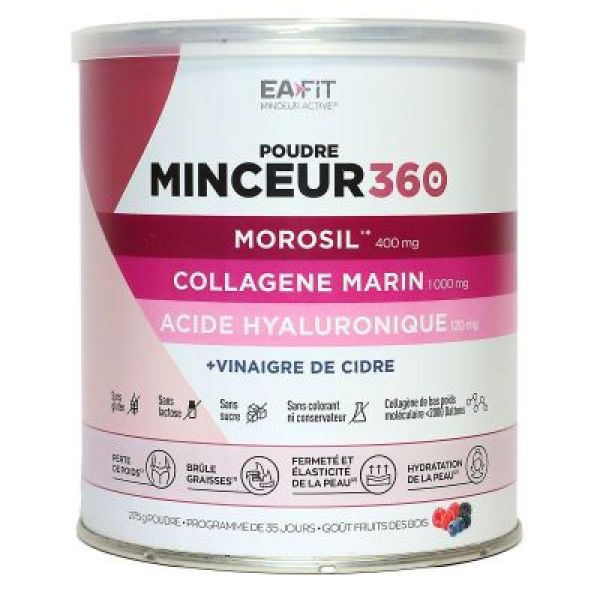 EAFIT MINCEUR ACTIVE - Morosil poudre minceur 360 - POT/275G - 3518681015420