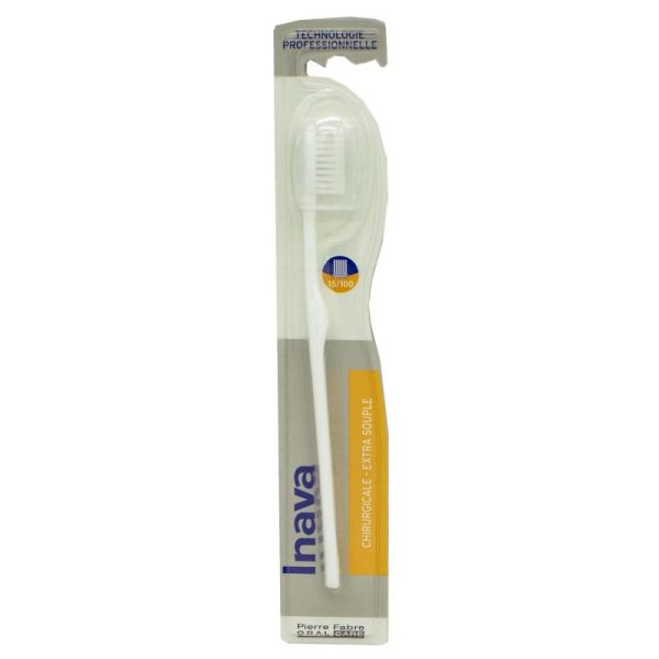 INAVA CHIRURGICALE 15/100 - Brosse à dents extra souple - Bte/1