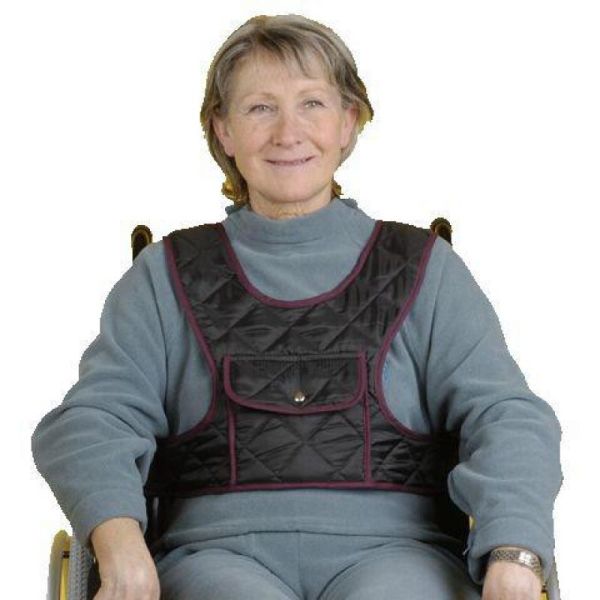 Gilet de Maintien avec Poche Taille L (large) pour Fauteuil Roulant - T7620 - ORKYN PHARMAOUEST