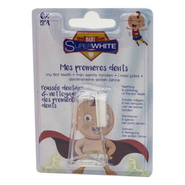 SUPERWHITE Baby Mes Premières Dents - 1 Doigtier