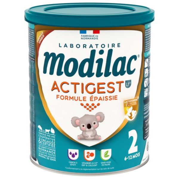 MODILAC - Actigest LF+ 2ème âge - Formule Épaissie - 6/12 mois