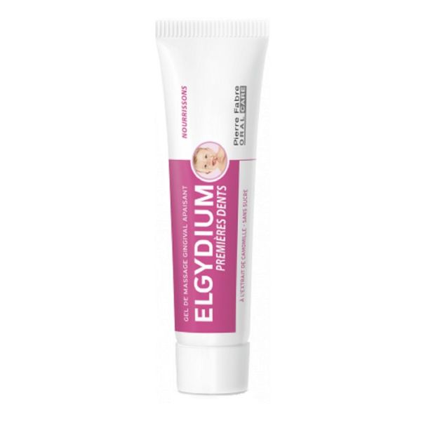 ELGYDIUM Premières Dents 15ml - Gel de Massage Gingival Apaisant sans Sucre