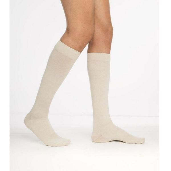 SIGVARIS ESSENTIEL COTON Chaussettes SABLE - Contention Homme Classe 2