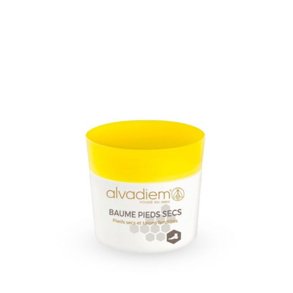 ALVADIEM Baume Pieds Secs 50ml - Soin Podologique des Pieds Secs, Talons Fendillés