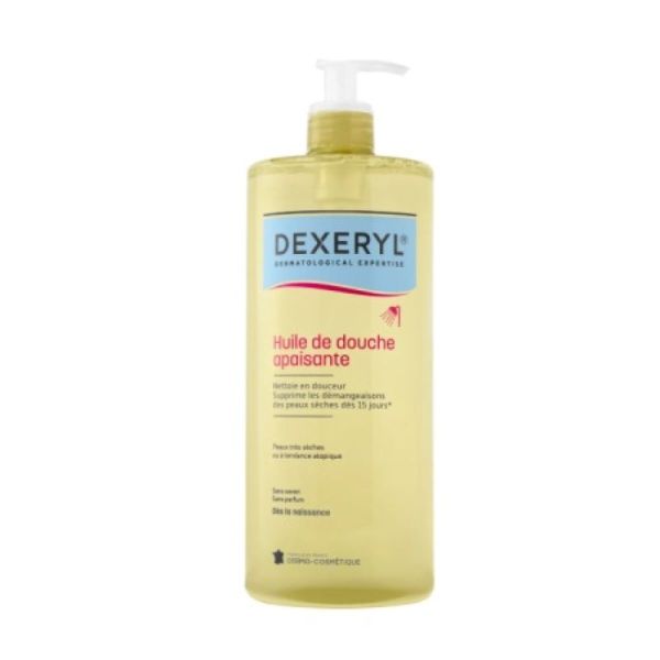 DEXERYL Huile de douche apaisante sans savon / sans parfum 1000ML