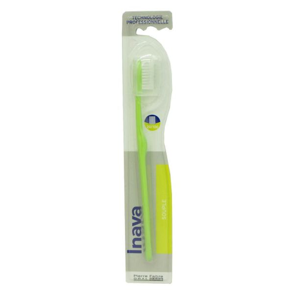 INAVA SOUPLE - Brosse à Dents - Brins 20/100 - Bte/1