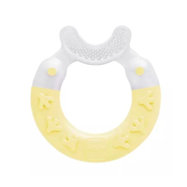 MAM 1 Anneau de Dentition Nettoyant +3 Mois - Hygiène et Poussée Dentaire du Nourrisson