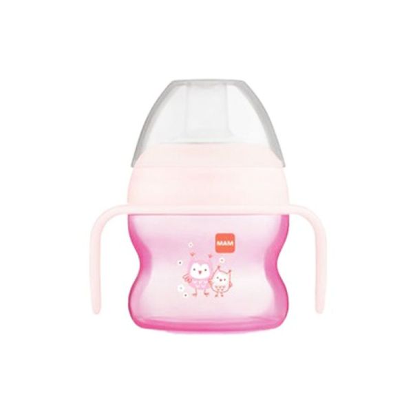 MAM 1 Tasse d' Apprentissage à Bec Souple +6 Mois 150ml - Pour Apprendre à Boire Seul