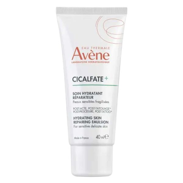 AVENE CICALFATE+ Soin Hydratant Réparateur 40ml - Soin Post-Act, Post-Tatouage