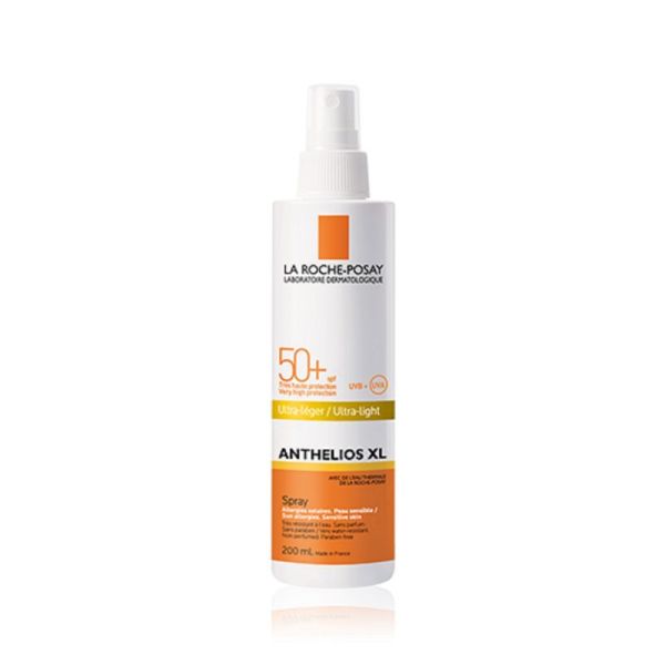 ANTHELIOS XL Spray Ultra Léger SPF50+ 200ml - Protection Solaire Corps