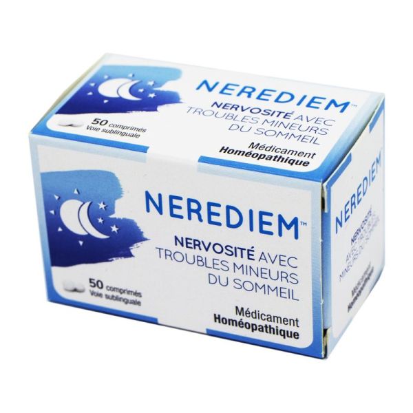 Nerediem, Nervosité Troubles mineurs du sommeil - 50 comprimés