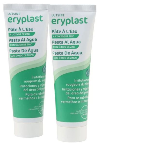 LUTSINE ERYPLAST Pâte à l'Eau à l'Oxyde de Zinc (2X75G)
