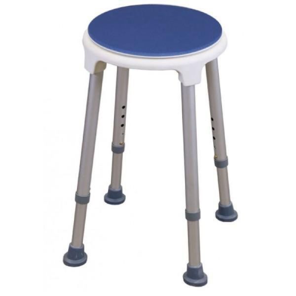 Acheter un tabouret de douche d'angle rembourré - Bleu