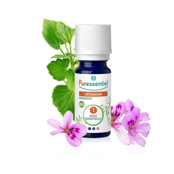 PURESSENTIEL BIO Géranium 5ml - Huile Essentielle Pélargonium x asperum