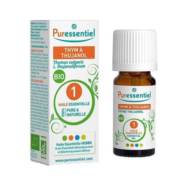 PURESSENTIEL BIO Thym à Thujanol 5ml - Huile Essentielle Thymus vulgaris L. thujanoliferum