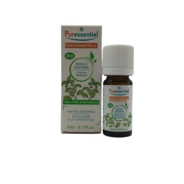 PURESSENTIEL BIO Basilic 5ml - Huile Essentielle Ocimum basilicum
