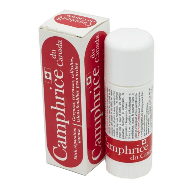 Camphrice du Canada 25g - Stick Réparation Intense - Peau Irritée, Crevasses, Démangeaisons