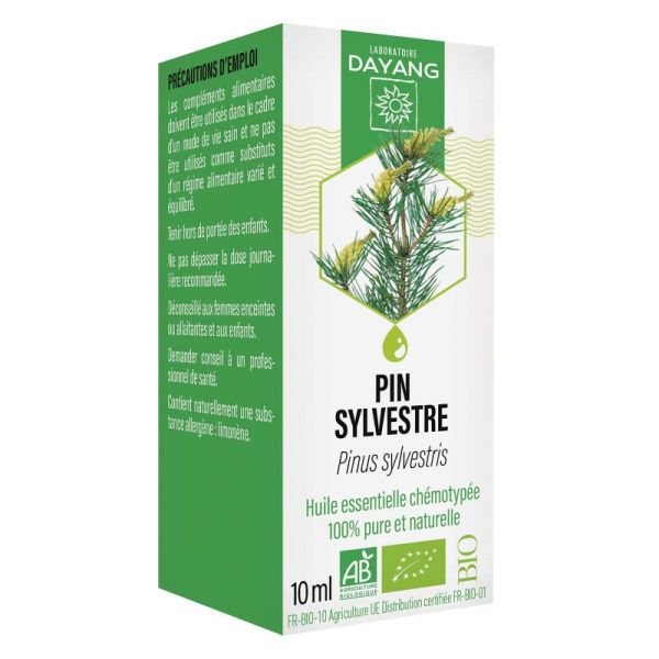 DAYANG BIO Huile Essentielle Chémotypée PIN SYLVESTRE 10ml - Pinus sylvestris