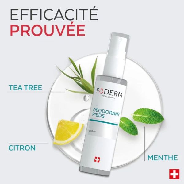 PODERM PROFESSIONAL Spray Pieds Purifiant 50ml - Pieds d' Athlète