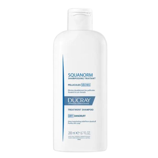 SQUANORM Shampooing Traitant 200ml - Pellicules Sèches