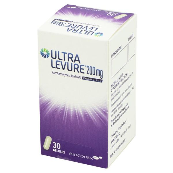 Ultra Levure  200 mg, 30 gélules