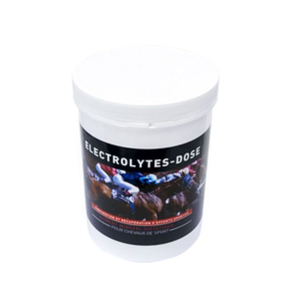 ELECTROLYTES DOSE Poudre 1kg - Compensation de la Perte d' Electrolytes en Cas de Forte Sudation - Cheval de Sport