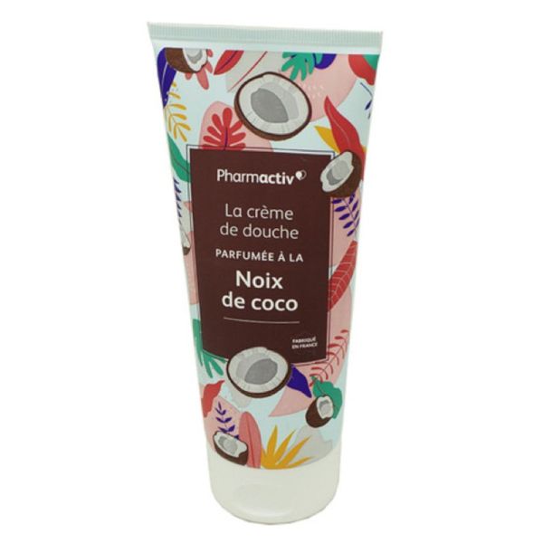 PHARMACTIV la Crème de Douche Parfumée à la Noix de Coco 200ml - Hygiène Corporelle