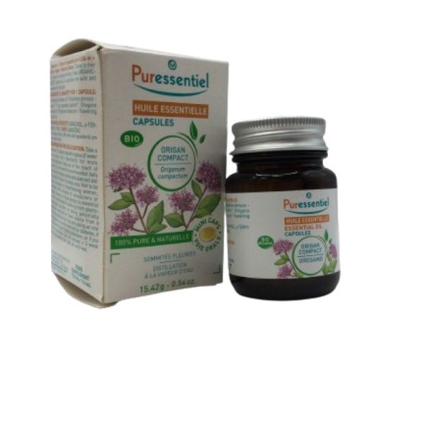 PURESSENTIEL - Huile essentielle Capsules - Origan Compact - 3701056803832