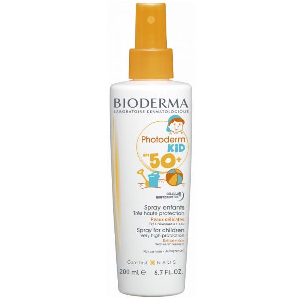 PHOTODERM KID Spray Solaire Enfants SPF50+ 200ml - Peaux Délicates Dès 12 Mois