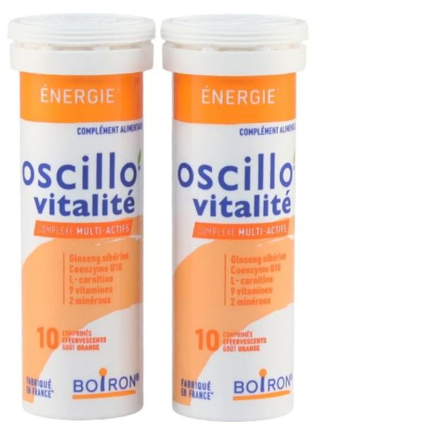 BOIRON OSCILLO VITALITE Complexe Multi-actifs 20comprimés