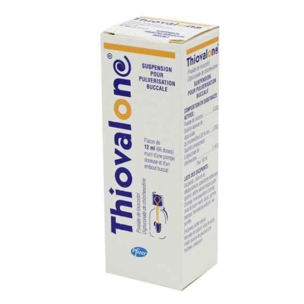 Thiovalone, suspension buccale - Spray 12 ml