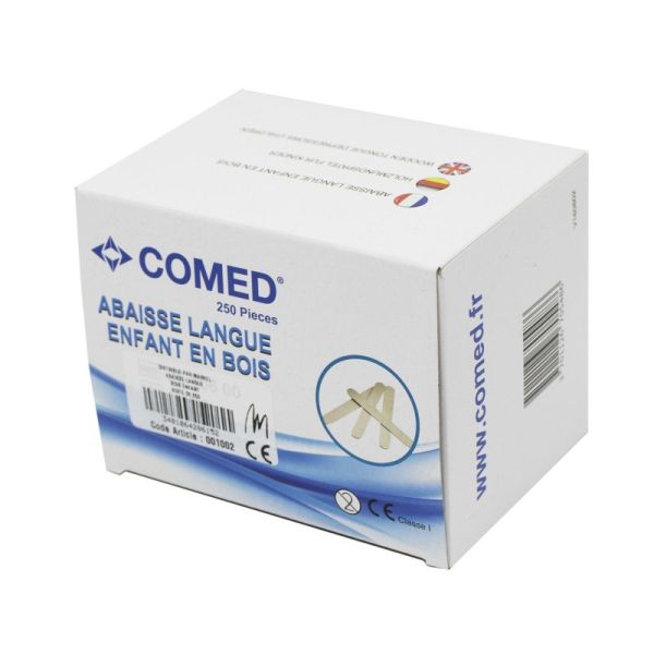 NITRAS MEDICAL - ABAISSE-LANGUE EN BOIS (100PCS) - La Boutique du