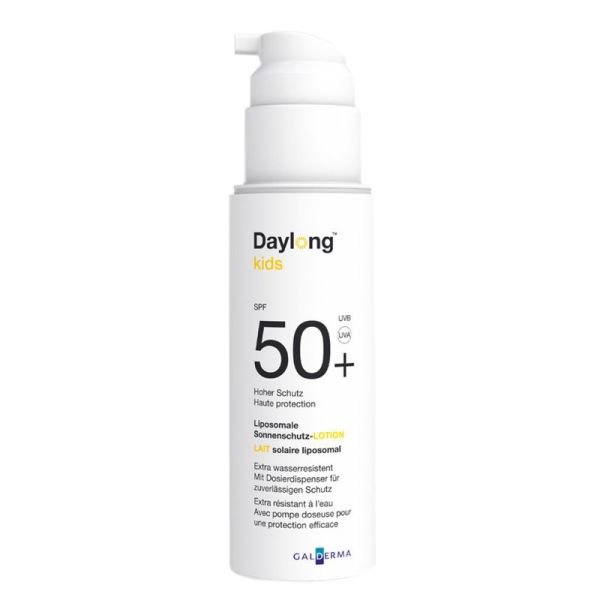 DAYLONG KIDS SPF 50 Lait Visage et Corps Dès 1 an Très Haute Protection Solaire adaptée aux Enfants