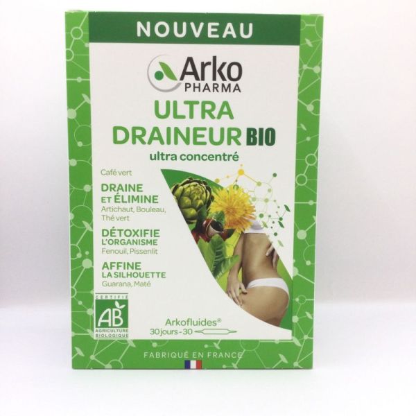 ARKOPHARMA , Ultra Draineur bio, 30 Ampoules , 3578835504842