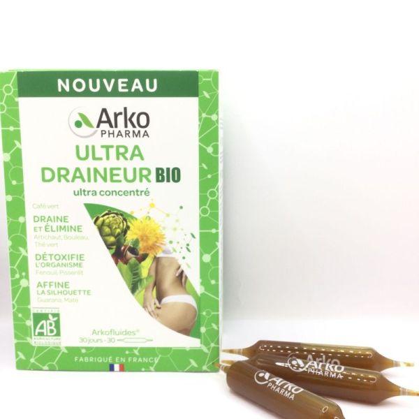 ARKOPHARMA , Ultra Draineur bio, 30 Ampoules , 3578835504842