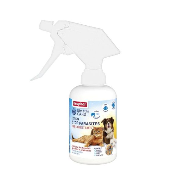 Mousse anti-puce naturelle sans rinçage pour chien et chat 150 ml - BEAPHAR