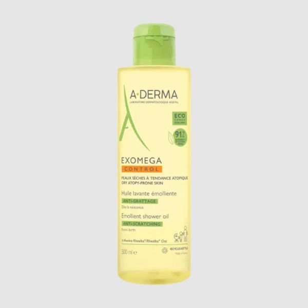 EXOMEGA CONTROL Huile Lavante Anti-grattage 500ml - Peaux Sèches à Tendance à l' Eczéma Atopique