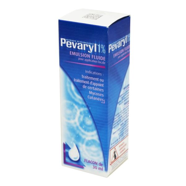 Pevaryl 1%, émulsion fluide - Flacon 30 ml