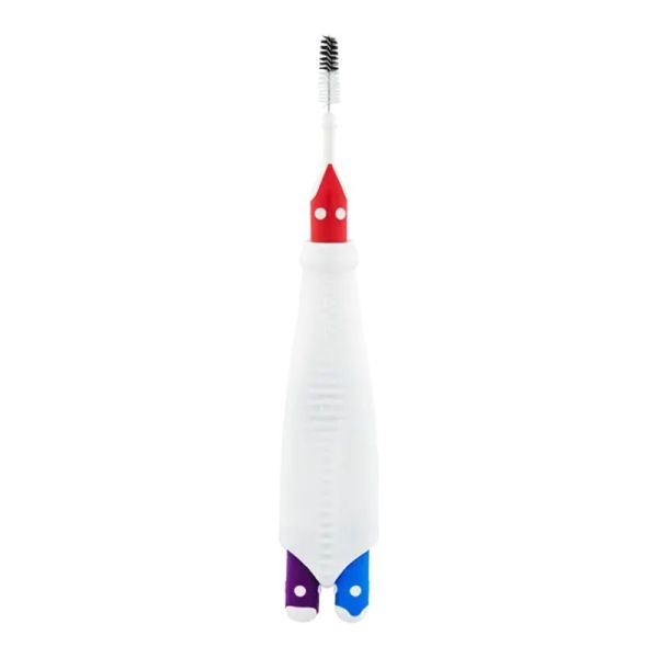 INAVA Brossettes TRIO COMPACT 1 4 5 - 0.8mm ISO1, 1.5mm ISO4, 1.8mm ISO5 - 2 Manches + 6 Brossettes