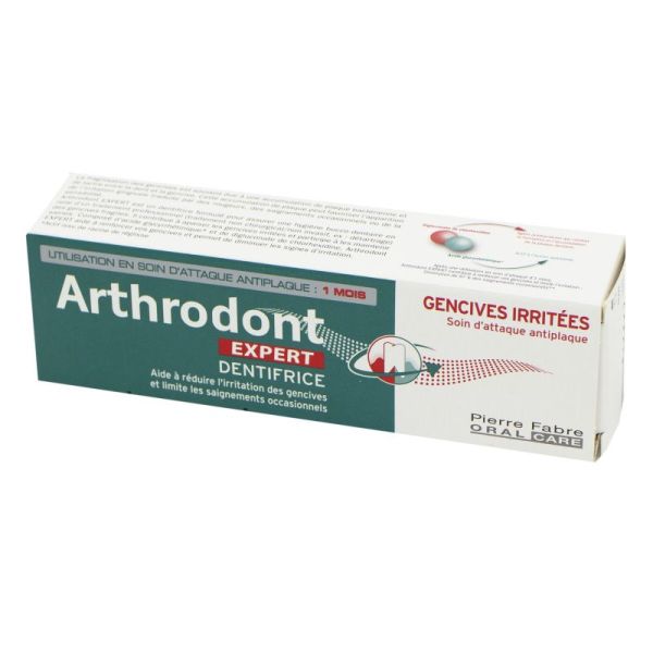 ARTHRODONT EXPERT Dentifrice 50ml - Gencives Irritées, Soin d' Attaque Anti-plaque
