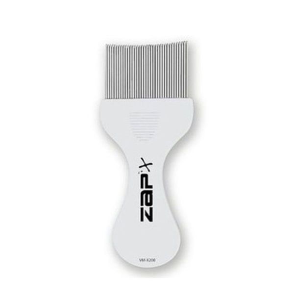 ZAP X VM-X200 - Peigne Spécial Lentes en Métal avec Dents Micro Dentées Hélicoïdales - Bte/1 - VISIO