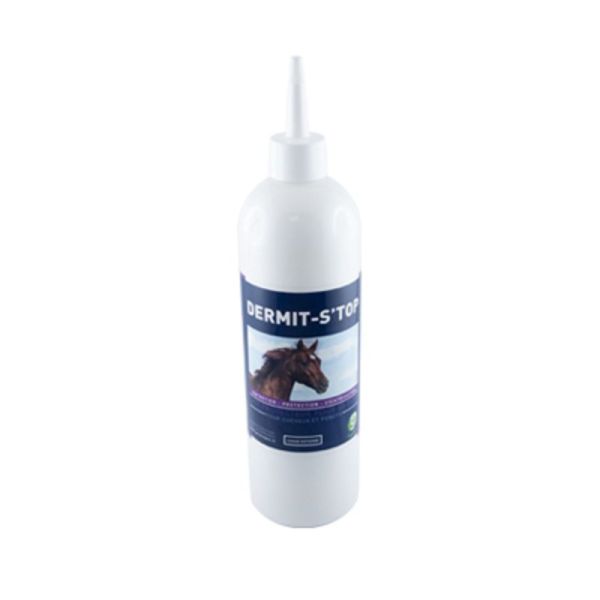 DERMIT S'TOP 500ml - Lait Protecteur pour la Peau du Cheval, Poney