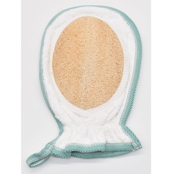 MARVEL le Gant LOOFAH Oval n°2 - Fibres Naturelles - Gant de Friction Exfoliant - 1 Unité