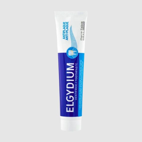 ELGYDIUM ANTI PLAQUE 75ml Dentifrice - Carbonate de Calcium, Chlorhexidine