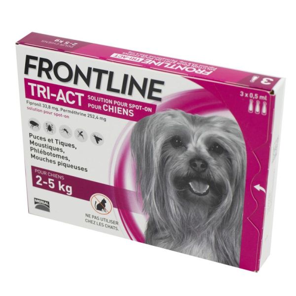 FRONTLINE TRI-ACT  Anti-puces chien et chiot