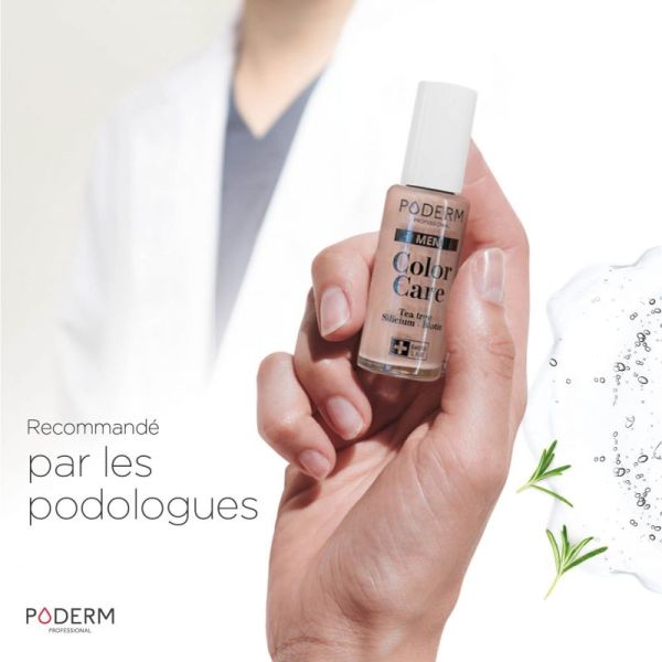 PODERM PROFESSIONAL Color Care Men Vernis Illusion Homme 8ml - Vernis à Ongles Tea Tree